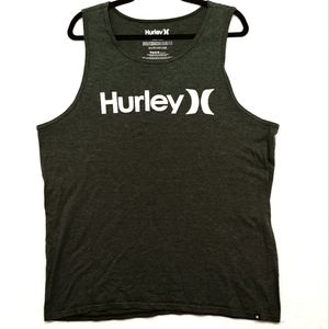 Hurley Athletic Tank Top Dark Gray, Men's Size XL
